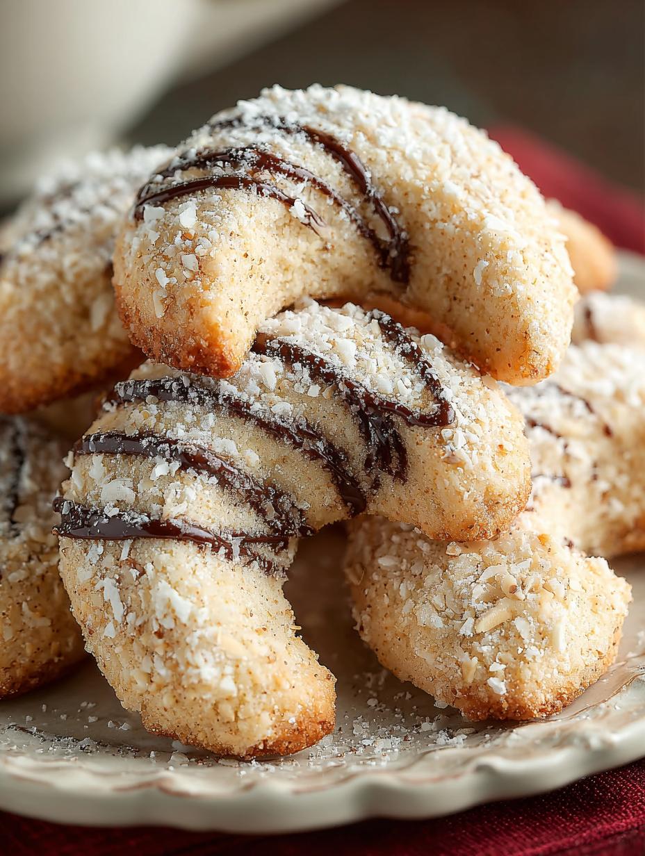 Almond Crescent Cookies
