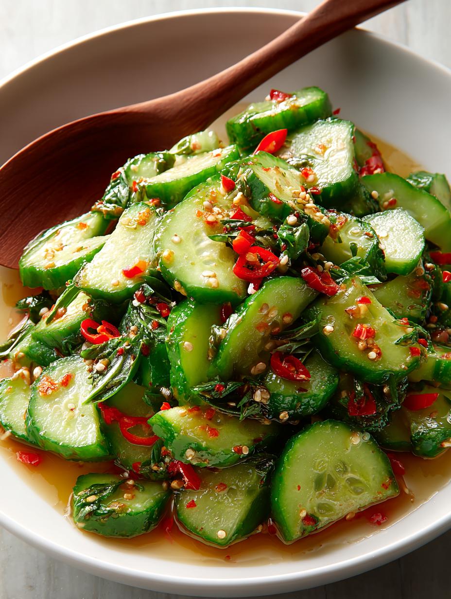 Asian Cucumber Salad with