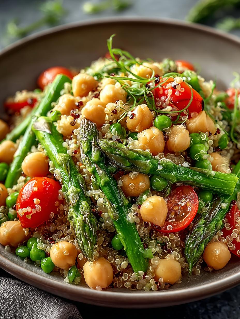 Refreshing Asparagus Chickpea Quinoa Salad for Vibrant Meals 5 Refreshing Asparagus Chickpea Quinoa Salad for Vibrant Meals - Asparagus Chickpea Quinoa Salad - additional detail