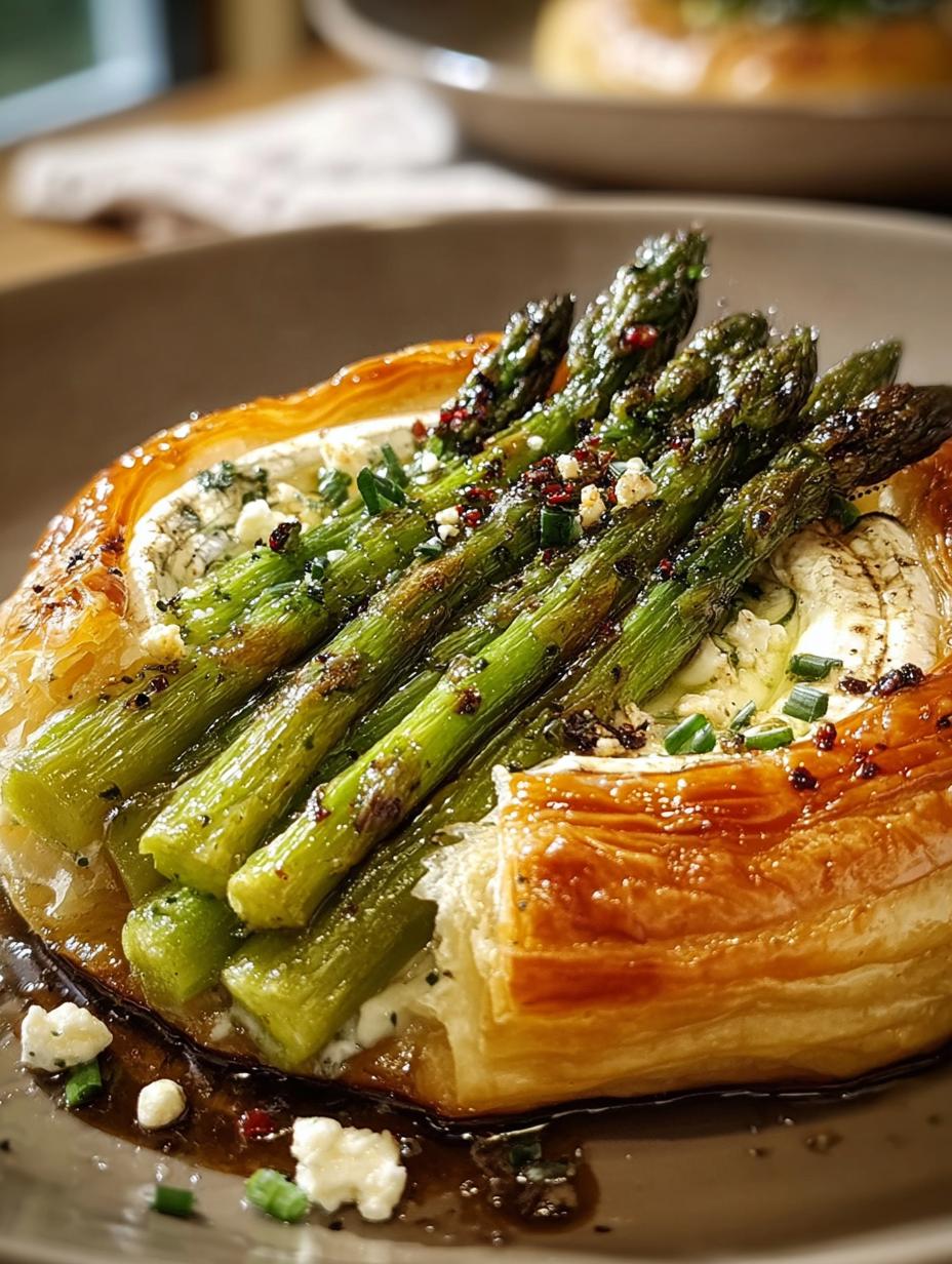 Irresistibly Easy Asparagus Goat Cheese Savory Galette - Asparagus Goat Cheese Savory - additional detail