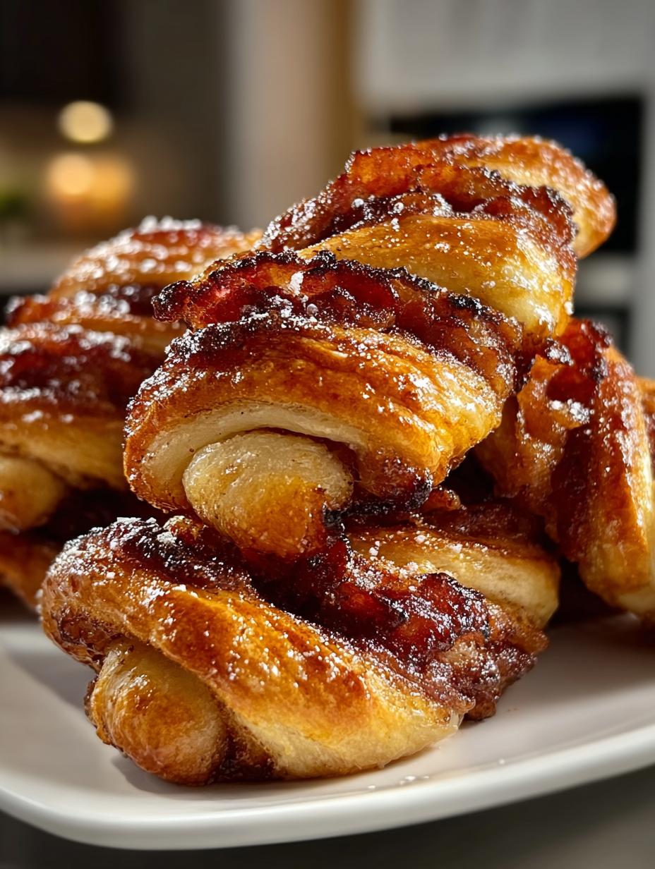 Bacon Cinnamon Roll Twists