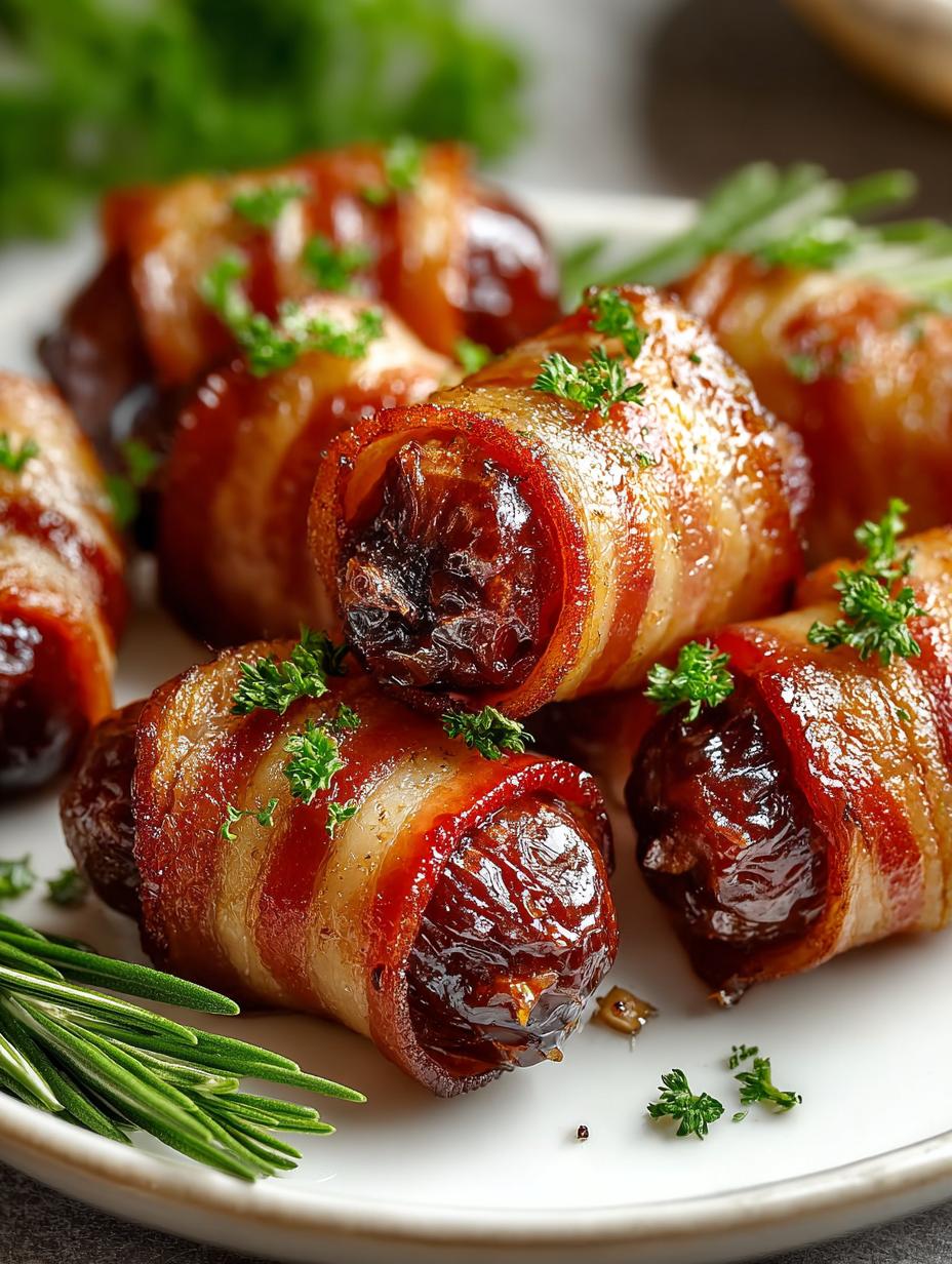 Bacon Wrapped Dates For Sweet & Savory Bliss - Bacon Wrapped Dates For - main visual representation