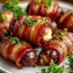Bacon Wrapped Dates For