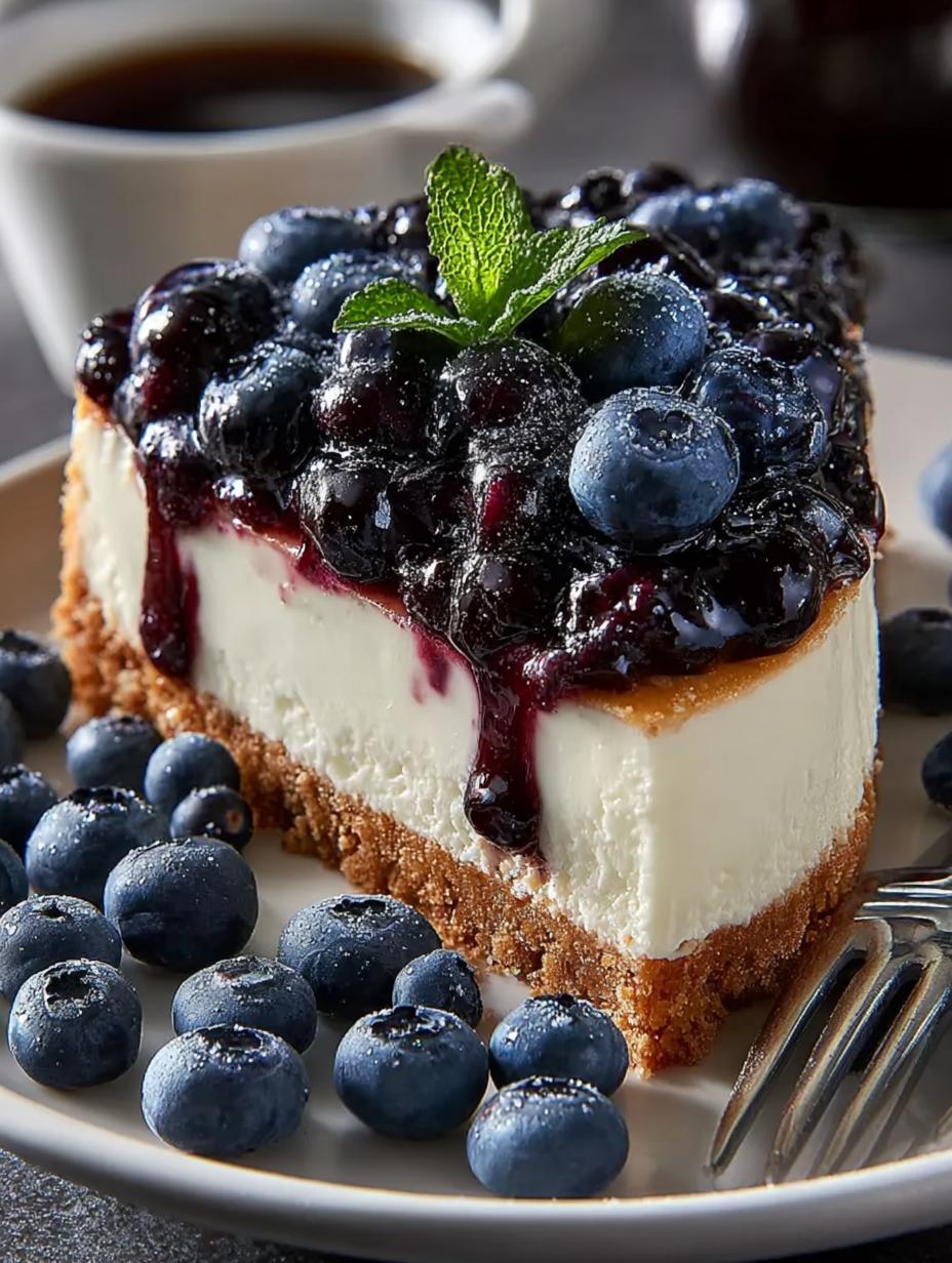 Bake Blueberry Cheesecake Refreshing Delightfully Easy - Bake Blueberry Cheesecake Refreshing - additional detail