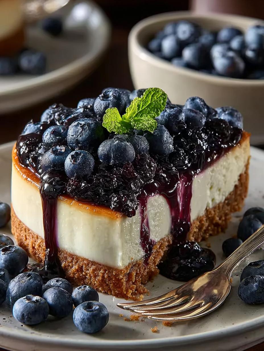 Bake Blueberry Cheesecake Refreshing Delightfully Easy - Bake Blueberry Cheesecake Refreshing - additional detail