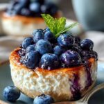 Baked Blueberry Cottage Cheese