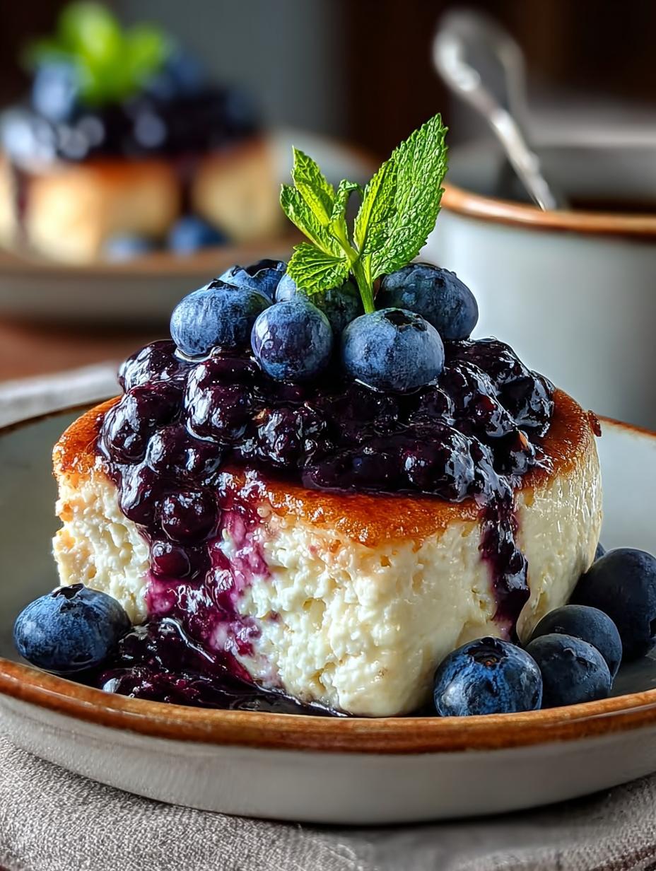 Delicious Baked Blueberry Cottage Cheese Breakfast Bowls - Baked Blueberry Cottage Cheese - additional detail