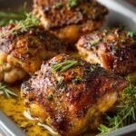 Baked Dijon Chicken Thighs