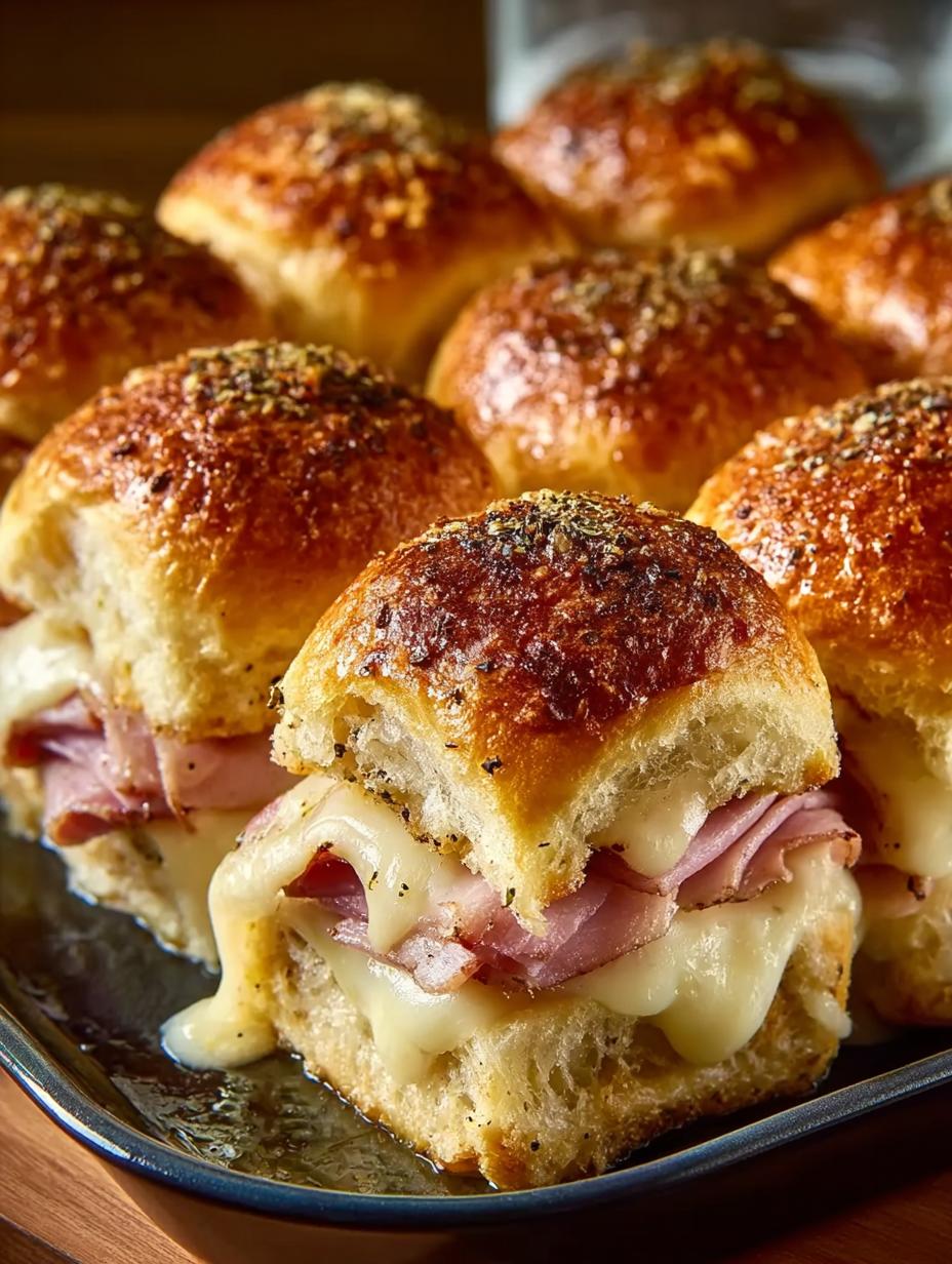 Delicious Baked Ham Cheese Sliders: 12 Ways to Enjoy - Baked Ham Cheese Sliders - main visual representation