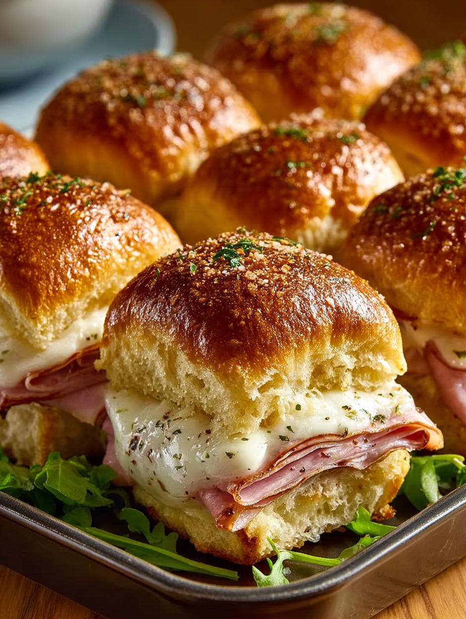 Baked Ham Cheese Sliders
