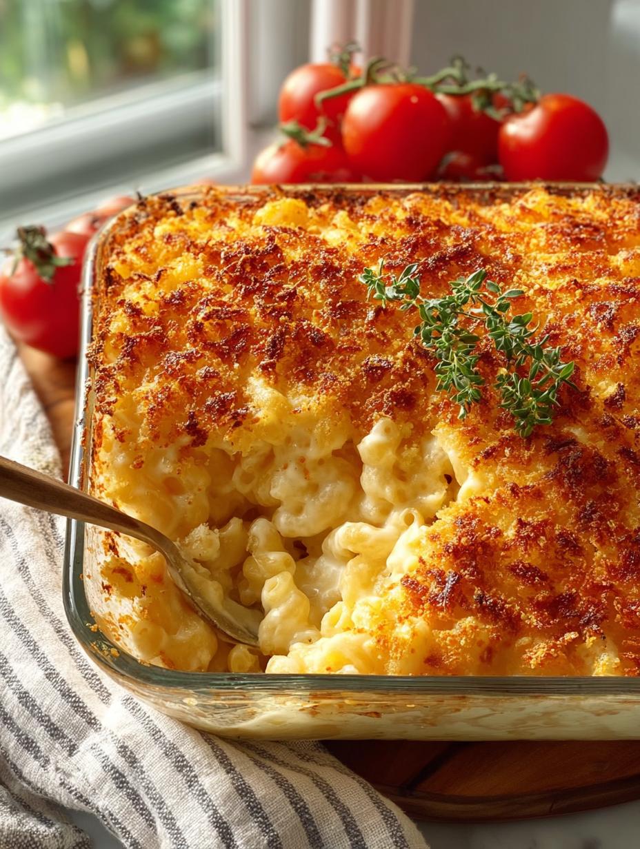 Baked Mac Cheese with