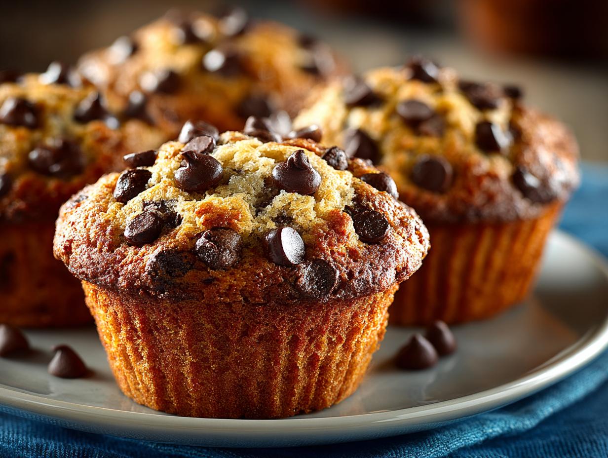 Delicious Banana Chocolate Chip Muffins Recipe - Banana Chocolate Chip Muffins - main visual representation