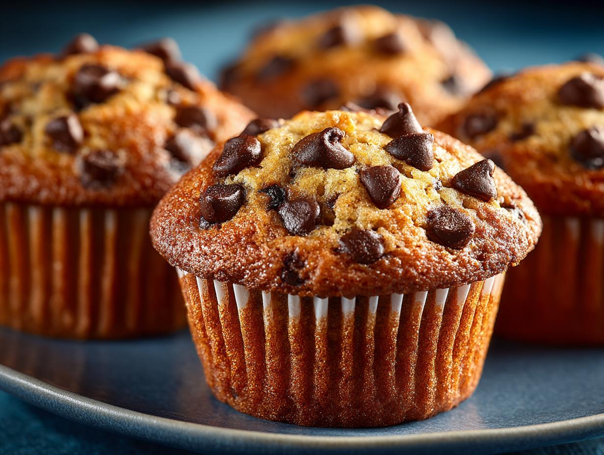 Banana Chocolate Chip Muffins
