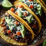 Black Bean Quinoa Tacos