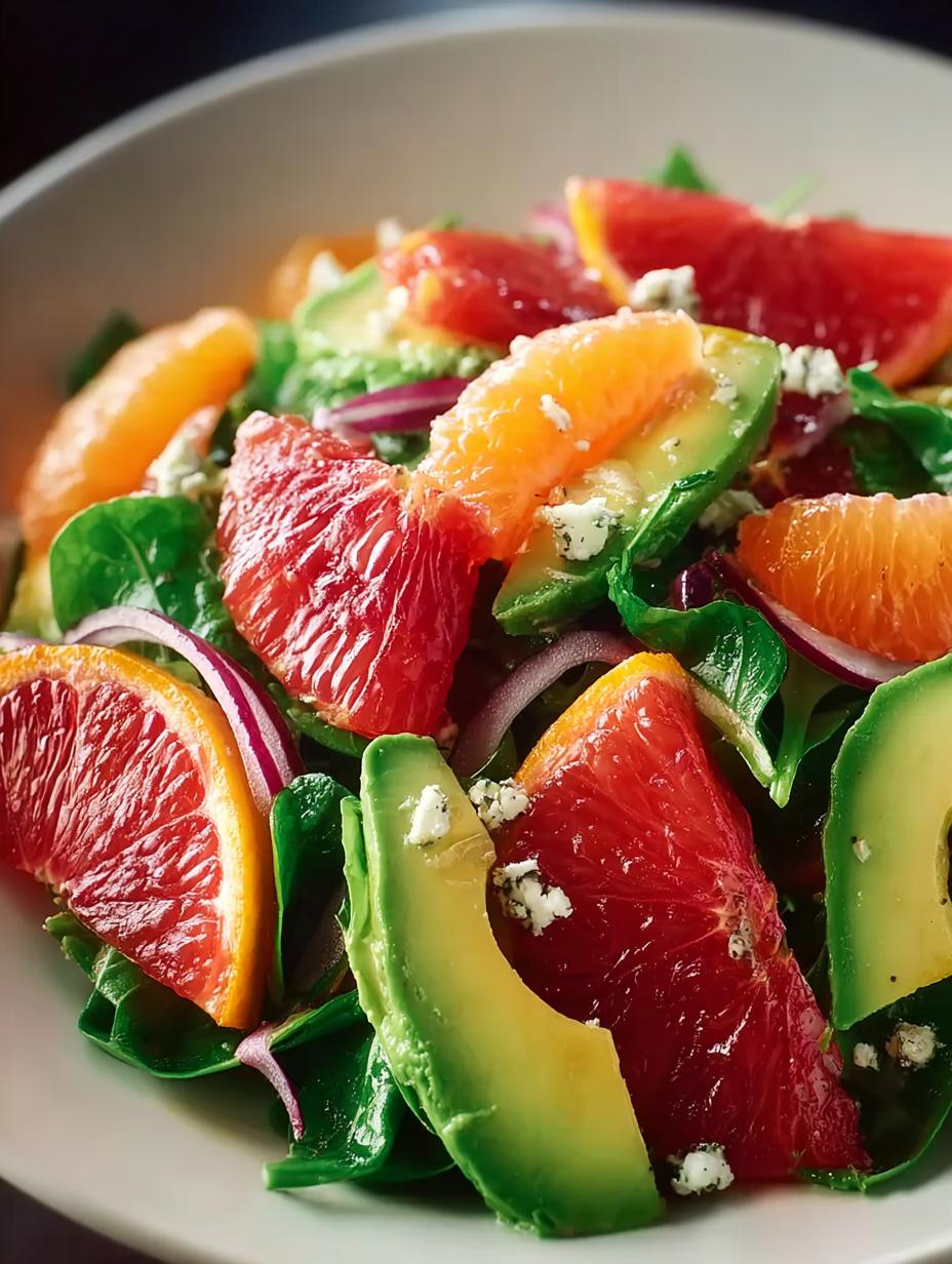 Blood Orange Avocado Salad: A Refreshing Delight 4 Blood Orange Avocado Salad: A Refreshing Delight - Blood Orange Avocado Salad - main visual representation