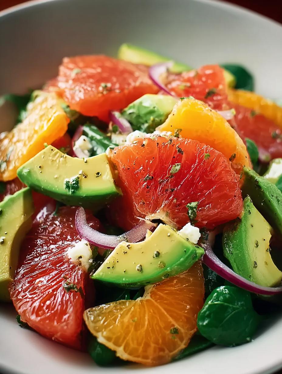Blood Orange Avocado Salad: A Refreshing Delight 5 Blood Orange Avocado Salad: A Refreshing Delight - Blood Orange Avocado Salad - additional detail