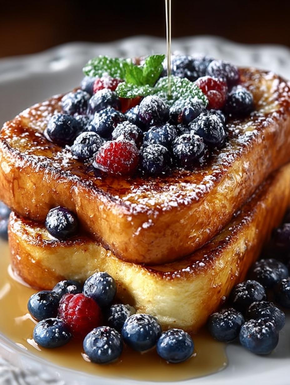 Blueberry Sourdough French Toast Bake: 8 Irresistible Servings 4 Blueberry Sourdough French Toast Bake: 8 Irresistible Servings - Blueberry Sourdough French Toast - main visual representation