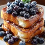 Blueberry Sourdough French Toast