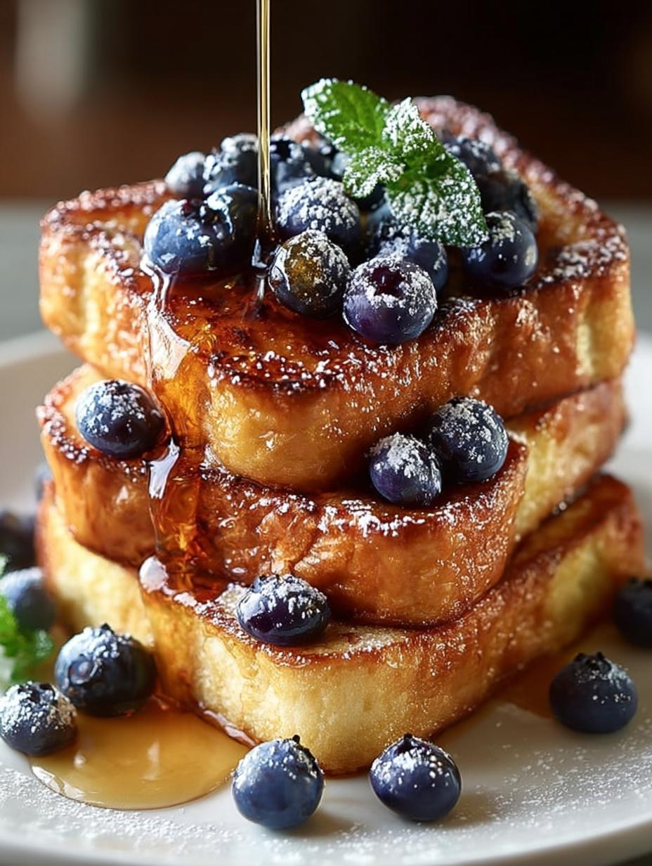 Blueberry Sourdough French Toast Bake: 8 Irresistible Servings 5 Blueberry Sourdough French Toast Bake: 8 Irresistible Servings - Blueberry Sourdough French Toast - additional detail