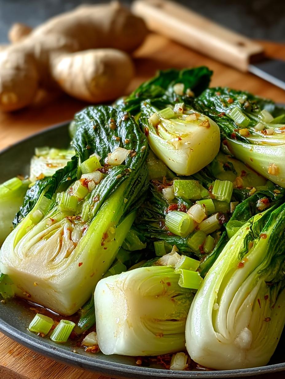Bok Choy with Ginger: 15-Minute Flavorful Delight 5 Bok Choy with Ginger: 15-Minute Flavorful Delight - Bok Choy with Ginger - additional detail