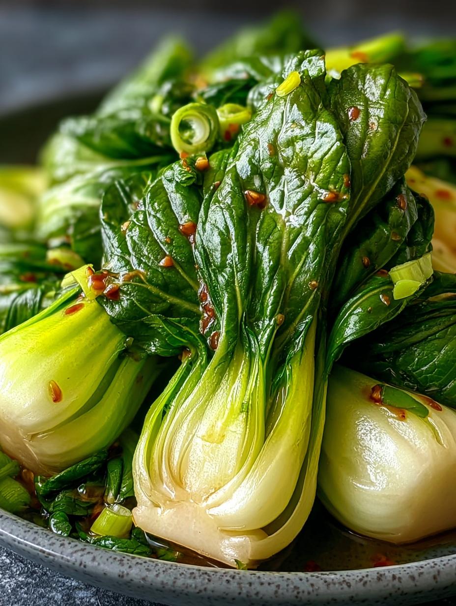 Bok Choy with Ginger