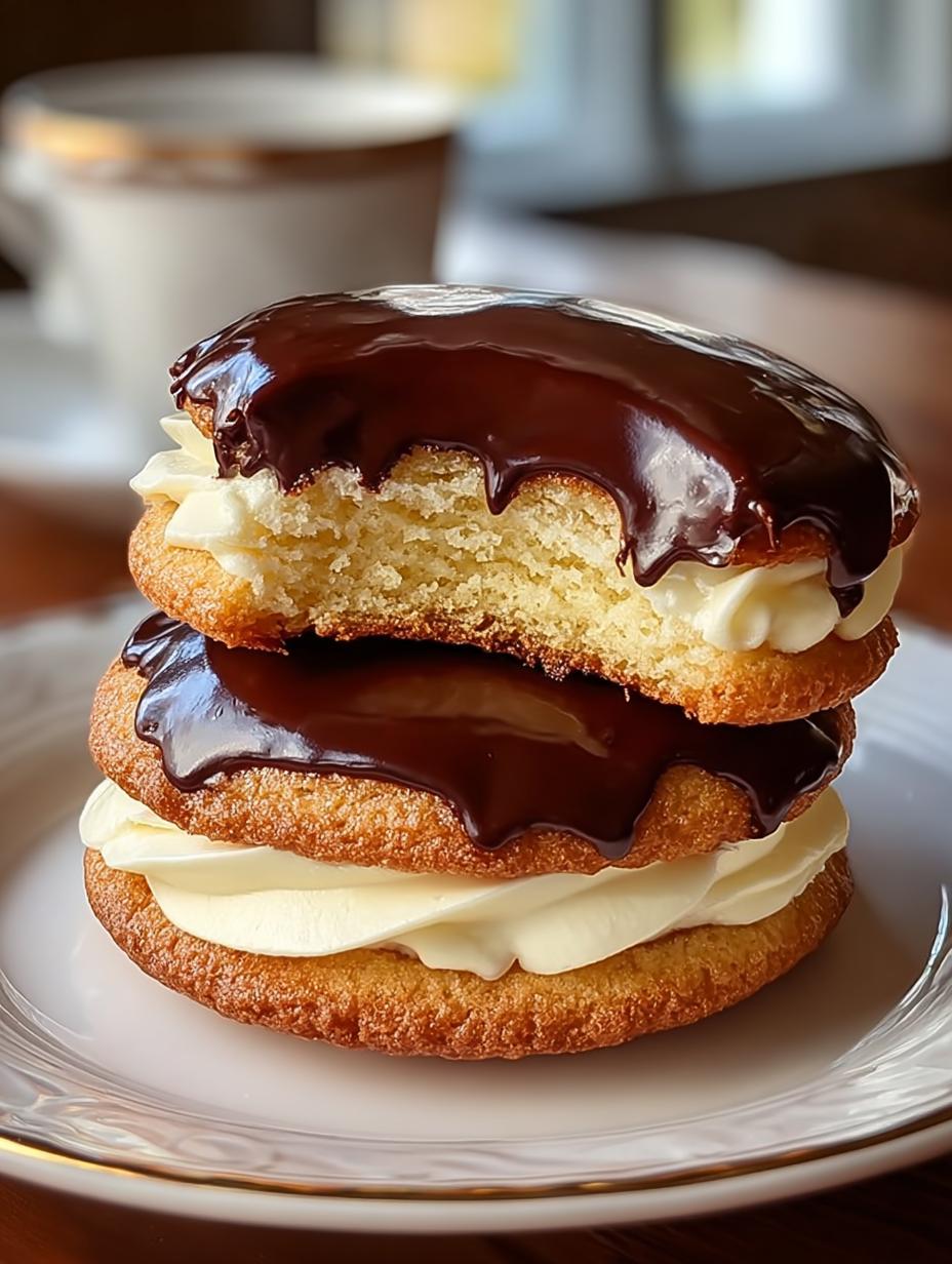 Delicious Boston Cream Pie Cookies You Must Try - Boston Cream Pie Cookies - main visual representation
