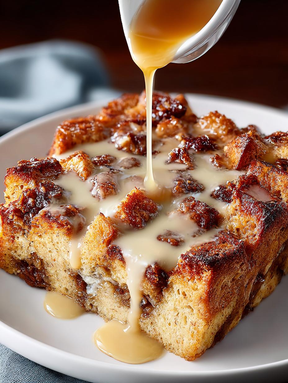 Indulgent Bread Pudding with Bourbon Sauce Recipe - Bread Pudding with Bourbon - additional detail