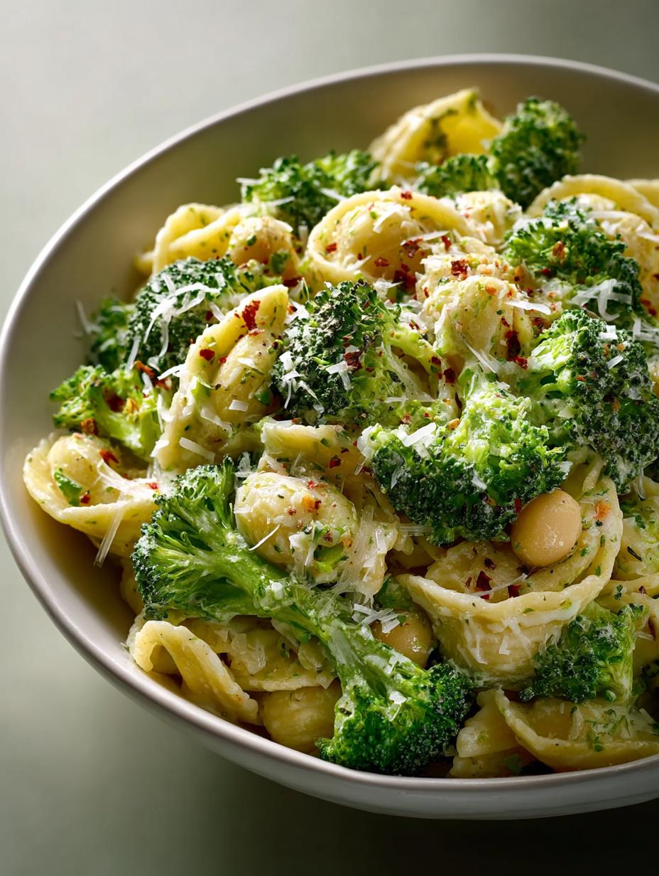 Broccoli Chickpea Pasta with Garlic Olive Oil: A Healthy Delight - Broccoli Chickpea Pasta with - additional detail