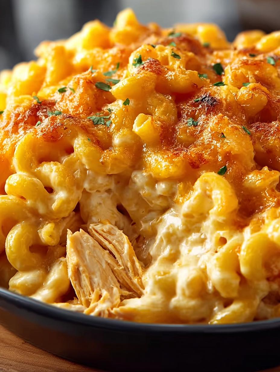 Buffalo Chicken Mac Cheese
