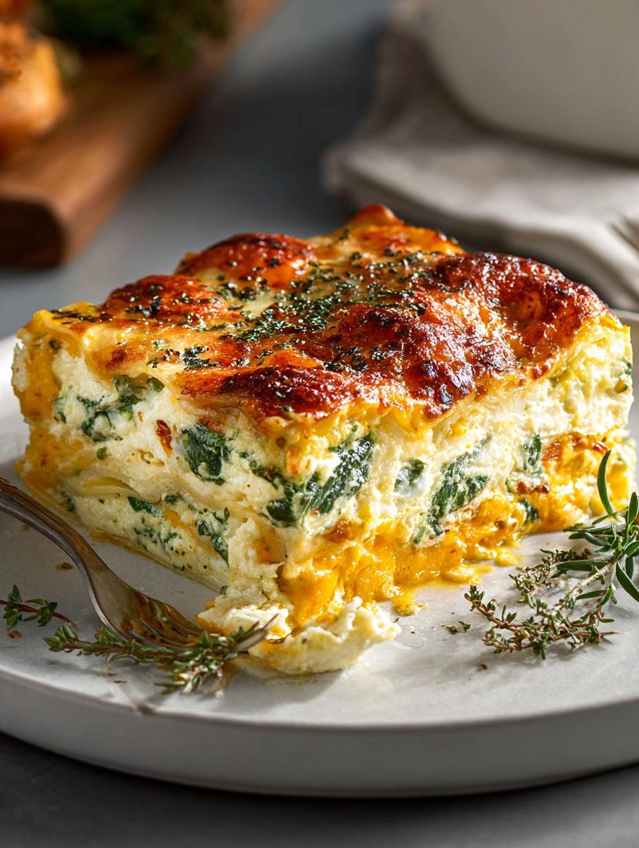 Butternut Squash Spinach Lasagna: 10 Irresistible Layers - Butternut Squash Spinach Lasagna - additional detail