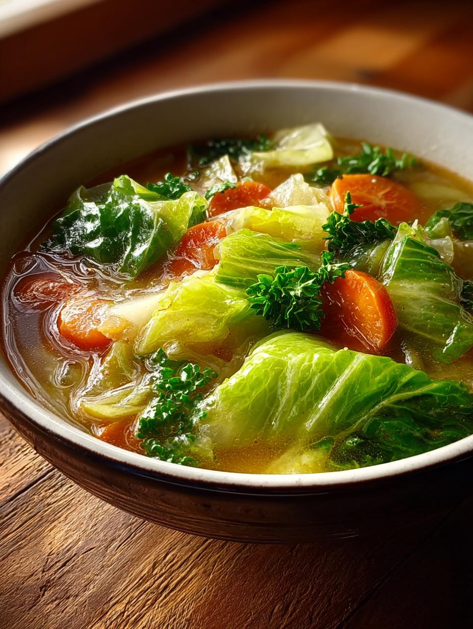 Cabbage Vegetable Soup Ingredients