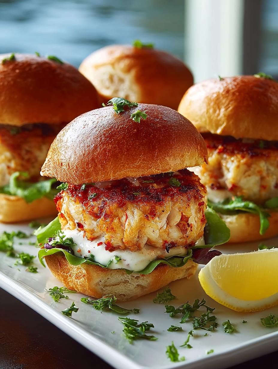 Cajun Crab Cake Sliders: 10 Flavorful Mini Delights - Cajun Crab Cake Sliders - additional detail