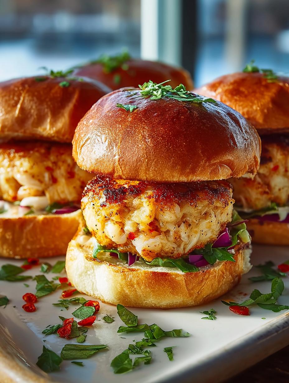 Cajun Crab Cake Sliders