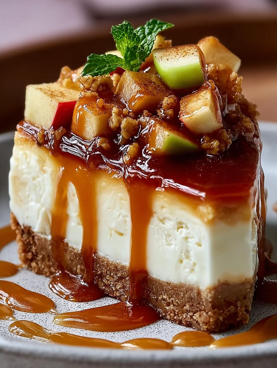 Caramel Apple Cheesecake: 5 Reasons to Love This Dessert - Caramel Apple Cheesecake - main visual representation