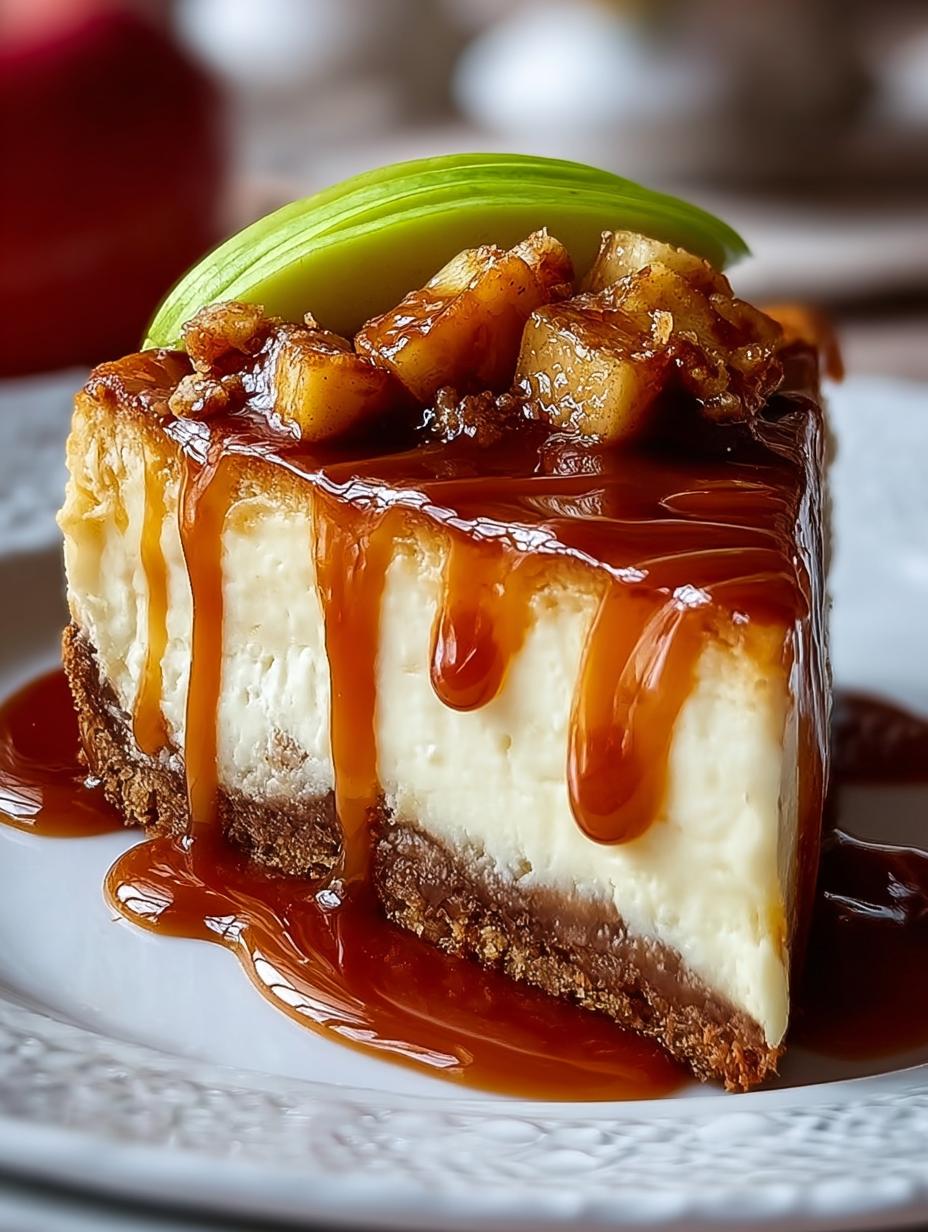 Caramel Apple Cheesecake