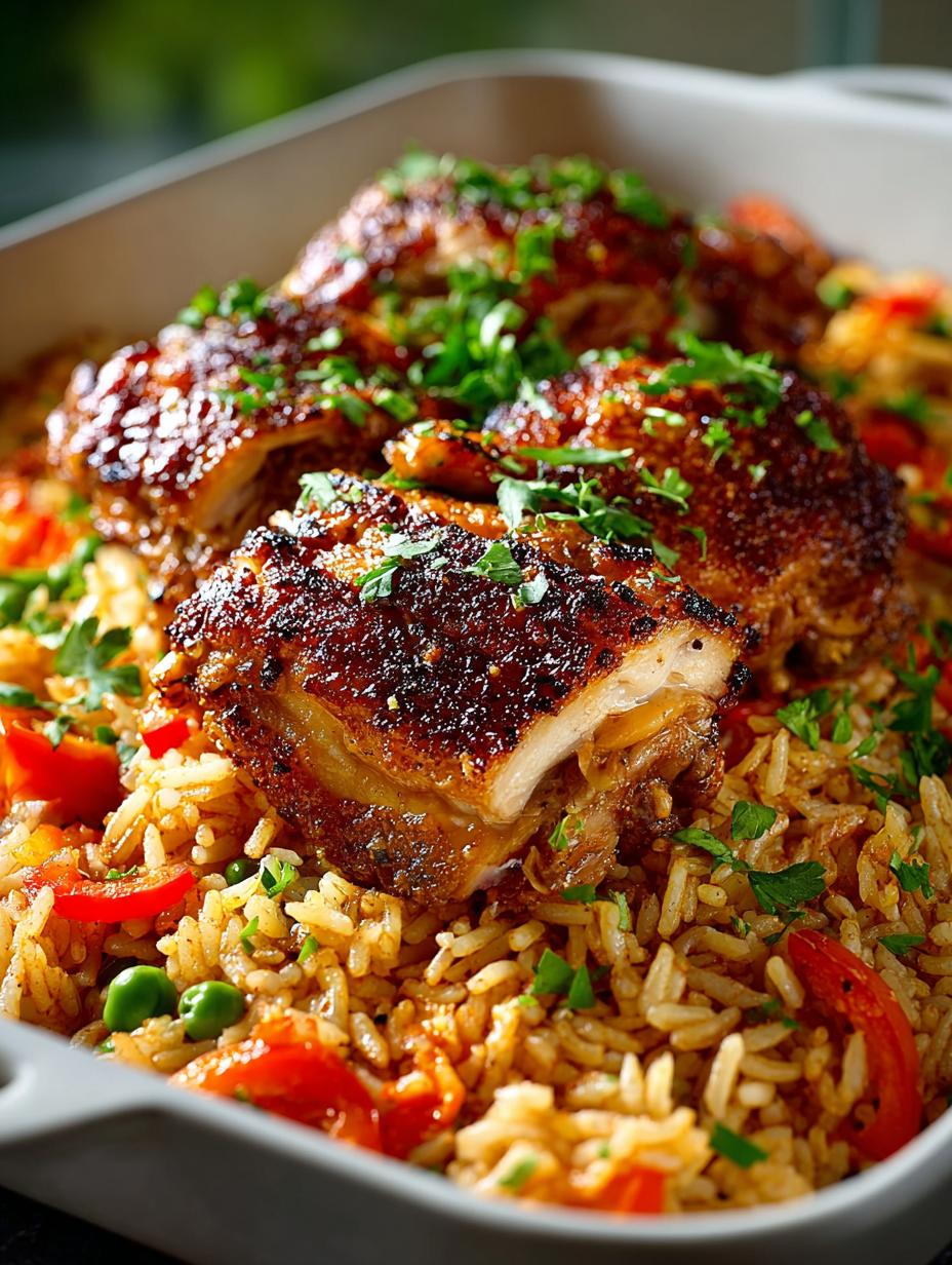 Caribbean Chicken Rice For