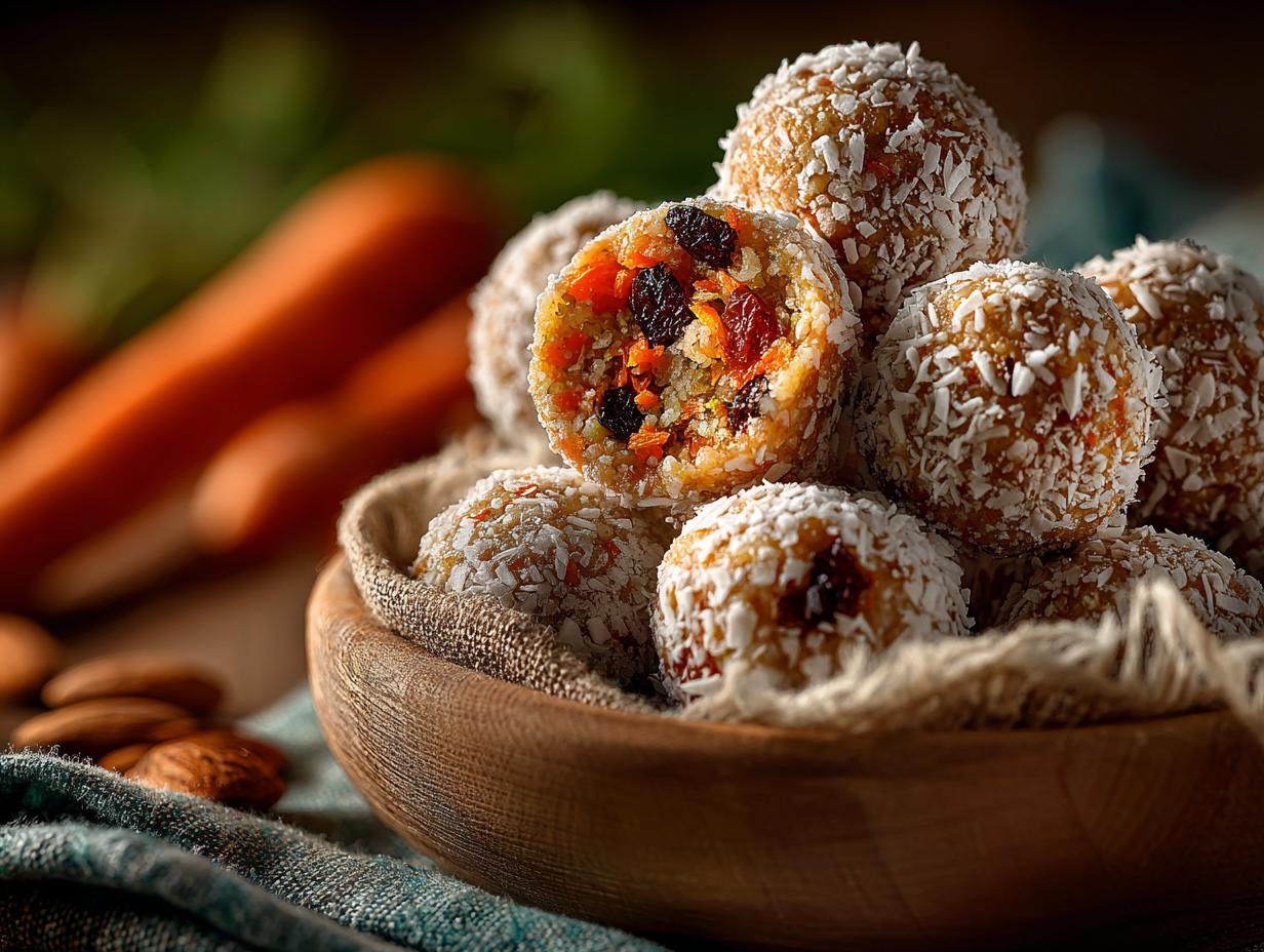 Delicious Carrot Cake Energy Balls Recipe to Energize You - Carrot Cake Energy Balls - main visual representation