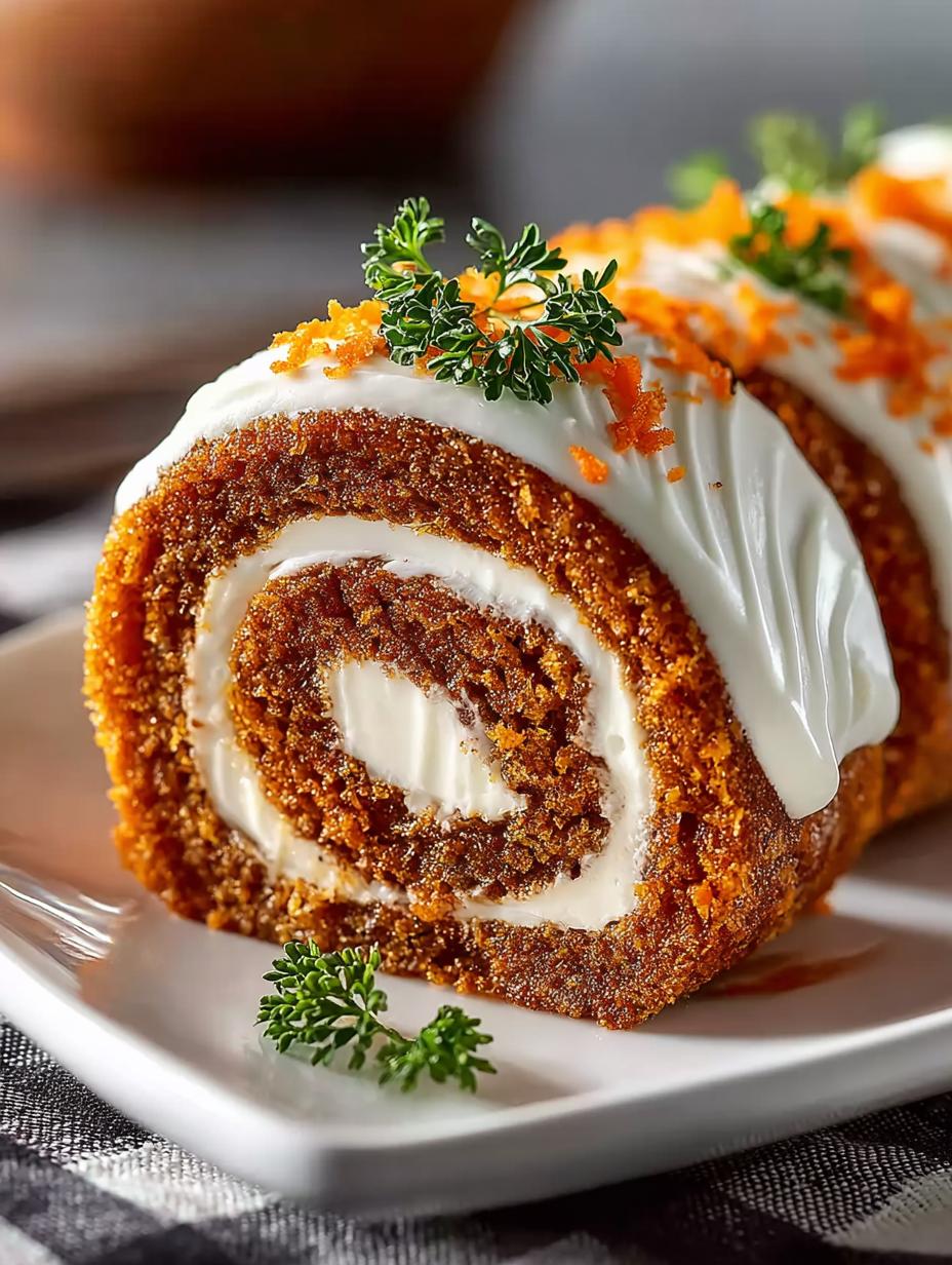 Carrot Cake Roll
