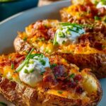 Cheddar Oven Baked Potato