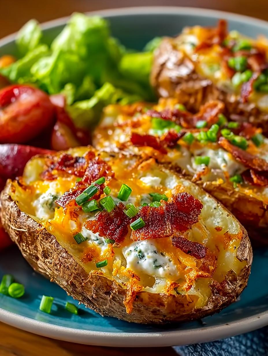 Cheddar Oven Baked Potato Skins: The Ultimate Cheesy Treat - Cheddar Oven Baked Potato - additional detail