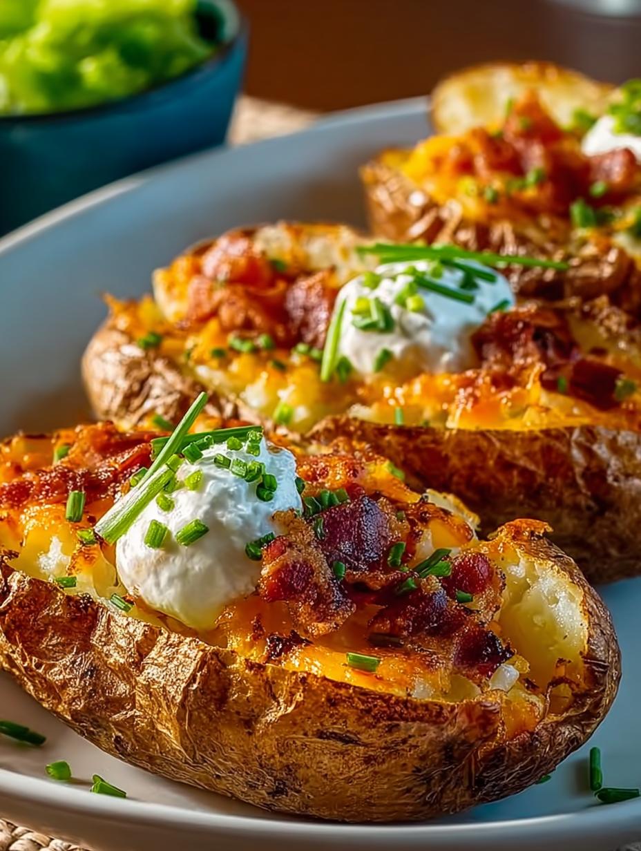 Cheddar Oven Baked Potato