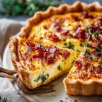 Cheese Bacon Breakfast Quiche