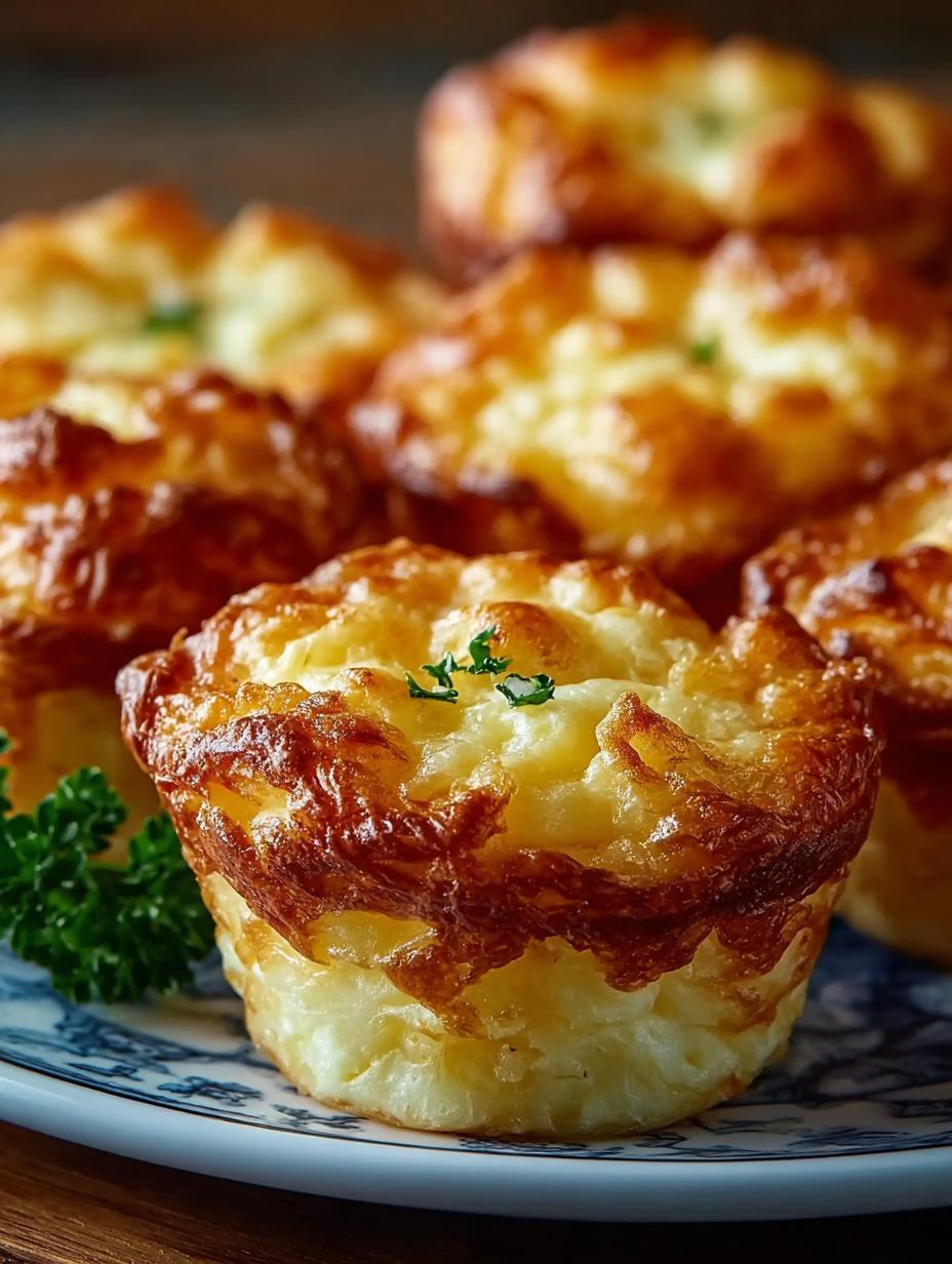 Cheesy Mashed Potato Puffs