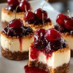 Cherry Chip Cheesecake Bites