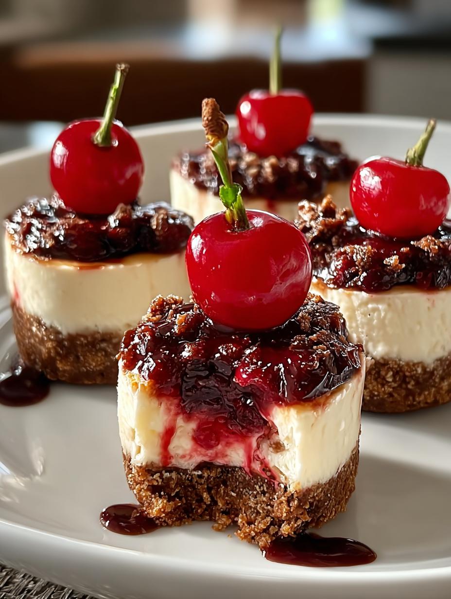 Irresistibly Delicious Cherry Chip Cheesecake Bites Recipe - Cherry Chip Cheesecake Bites - additional detail
