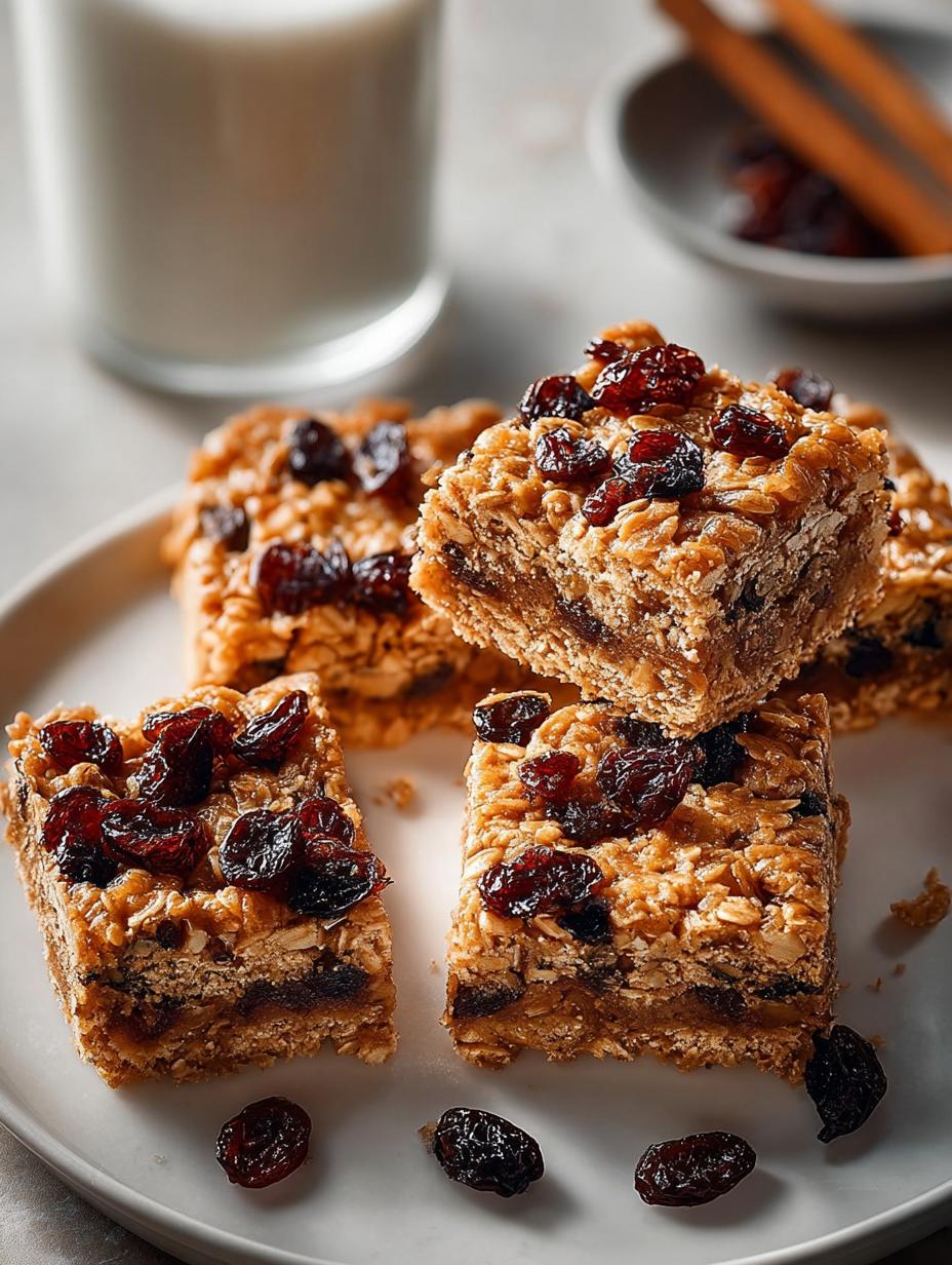 Delicious Chewy Oatmeal Raisin Bars That Everyone Loves 4 Delicious Chewy Oatmeal Raisin Bars That Everyone Loves - Chewy Oatmeal Raisin Bars - main visual representation