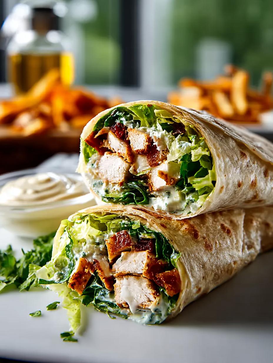 Delicious Chicken Caesar Wrap for Quick Meals - Chicken Caesar Wrap - additional detail