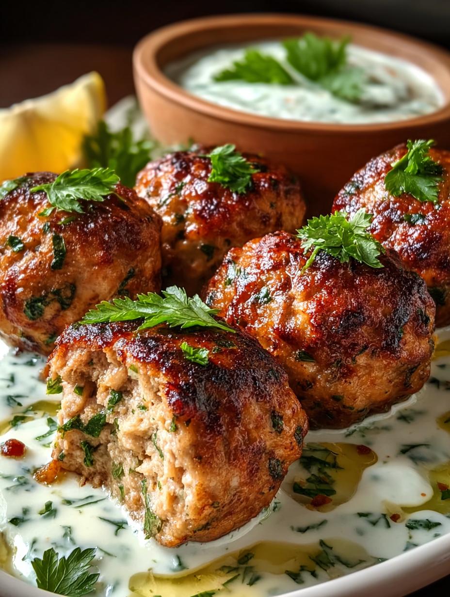 Chicken Kofta with Garlic