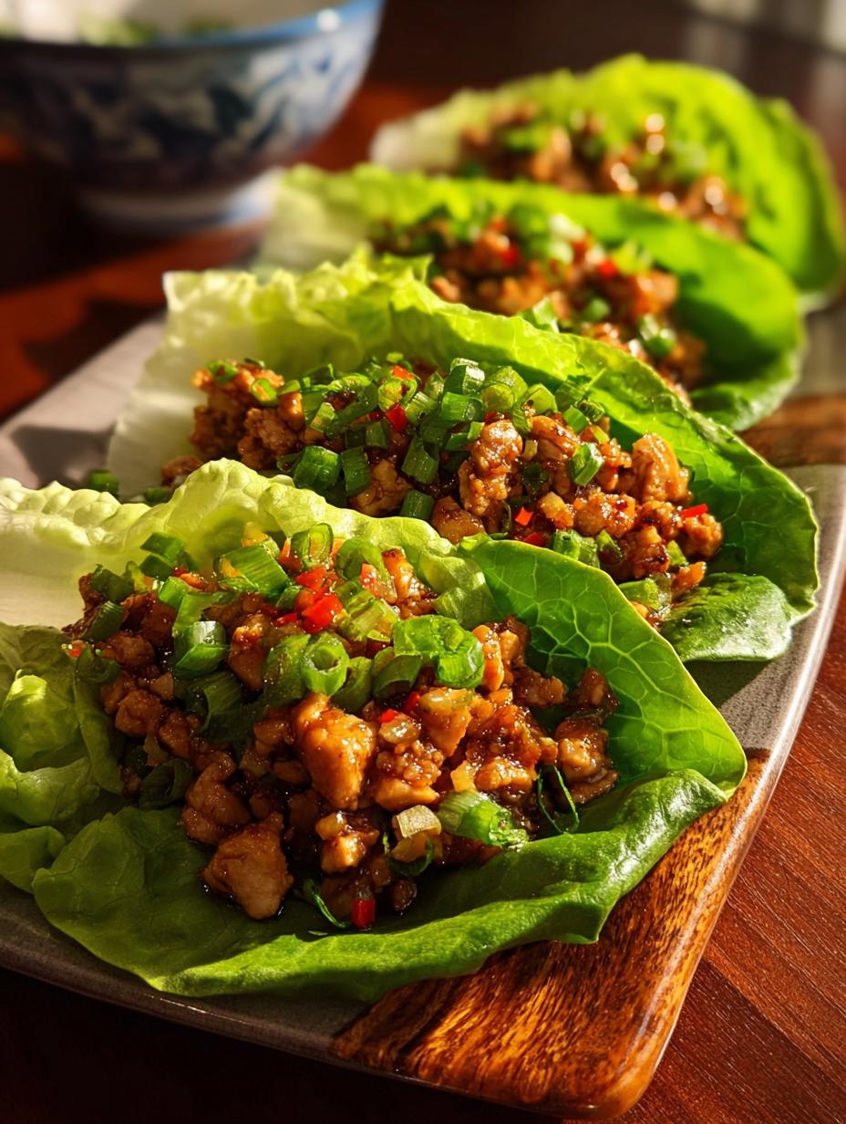 Chicken Lettuce Wraps Healthy: 20-Minute Guilt-Free Delight - Chicken Lettuce Wraps Healthy - main visual representation