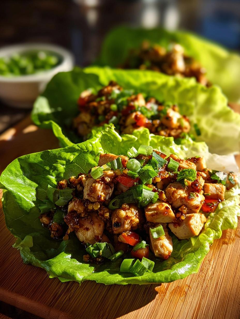 Chicken Lettuce Wraps Healthy